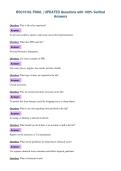 BSC1010L FINAL &vert; UPDATED Questions with 100&percnt; Verified&NewLine;Answers&NewLine;