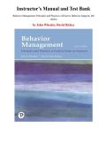 Behavior Management&colon; Principles and Practices of Positive Behavior Supports&comma; 4th edition  &mdash;by John Wheeler&comma; David Richey &vert; Instructor&rsquo;s Manual and Test Bank &lpar;Package Deal&rpar;