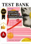 Test Bank & Solutions Manual for Essentials of Business Communication&colon; An Asia Edition&comma; 4th Edition &lpar;Guffey&comma; Du-Babcock & Loewy&comma; 2024&rpar; &vert; All Chapters 1&ndash;16 Covered