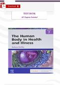 The Human Body in Health and Illness 7th Edition by Barbara Herlihy &vert; Chapters 1&ndash;27 &vert; Study Guide
