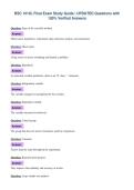 BSC 1010L Final Exam Study Guide &vert; UPDATED Questions with&NewLine;100&percnt; Verified Answers