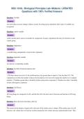 PACKAGE DEAL FOR BSC 1010 EXAMS with UPDATED Questions and 100&percnt; Verified Answers