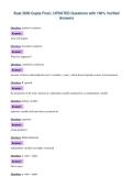 Bual 2650 Gupta Final &vert; UPDATED Questions with 100&percnt; Verified&NewLine;Answers