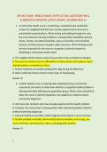 NR 442 EXAM &sol; NR442 EXAM 2 WITH ACTUAL QUESTIONS WELL &NewLine;ELABORATED ANSWERS LATEST UPDATE &vert;GUARANTEED A&plus;