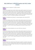 PACKAGE DEAL FOR BUAL 2650 EXAMS with UPDATED Questions and 100&percnt; Verified Answers