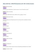 BUAL 2650 final &vert; UPDATED Questions with 100&percnt; Verified Answers&NewLine;