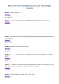 BUAL 2650 Final &vert; UPDATED Questions with 100&percnt; Verified&NewLine;Answers