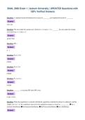 BUAL 2650 Exam 1 &vert; Auburn University &vert; UPDATED Questions with&NewLine;100&percnt; Verified Answers
