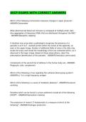 ASCP EXAMS WITH CORRECT ANSWERS&sol;GRADED A&plus;