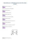 BUAL 2650 exam 2 &vert; UPDATED Questions with 100&percnt; Verified&NewLine;Answers