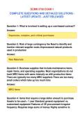 SCMN 3730 EXAM 1&NewLine;COMPLETE QUESTIONS AND DETAILED SOLUTIONS &NewLine;LATEST UPDATE - JUST RELEASED