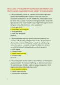 NR 511 LATEST UPDATES DIFFERENTIAL DIAGNOSIS AND PRIMARY CARE &NewLine;PRACTICUM REAL EXAM QUESTION AND CORRECT DETAILED ANSWERS 