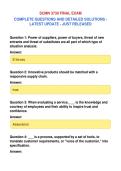 SCMN 3730 FINAL EXAM&NewLine;COMPLETE QUESTIONS AND DETAILED SOLUTIONS &NewLine;LATEST UPDATE - JUST RELEASED