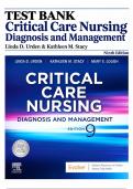 Test Bank &ndash; Priorities in Critical Care Nursing &lpar;9th Edition&rpar; Linda D&period; Urden&comma; Kathleen M&period; Stacy & Mary E&period; Lough &ndash; All Chapters &ndash; Practice Questions & Rationales ~NCLEX&sol;NGN Prep ~ &ndash; ISBN 978-0323642958 &ndash; Updated 2026&sol;2027 Test Bank Exam Resource 
