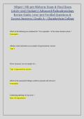 NR507 Advanced Pathophysiology Midterm & Final Exam Prep &vert; 500&plus; Practice Questions&comma; Answers & Rationales &vert; 2026&sol;2027