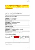 ICTICT515 Verify Client Business Requirements &ndash; Complete Assessment Pack & Case Study Solutions &lpar;Diploma of IT&rpar;
