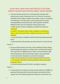NR 605 EXAM &sol; NR 605 FINAL EXAM 2026&sol;2027 ACTUAL EXAM &NewLine;COMPLETE ACCURATE QUESTIONS AND CORRECT VERIFIED ANSWERS 