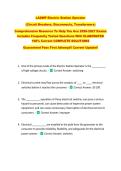 LADWP Electric Station Operator  &NewLine;&lpar;Circuit Breakers&comma; Disconnects&comma; Transformers&rpar;  &NewLine;Comprehensive Resource To Help You Ace 2026-2027 Exams &NewLine;Includes Frequently Tested Questions With ELABORATED &NewLine;100&percnt; Correct COMPLETE SOLUTIONS &NewLine;Guaranteed Pass First Att
