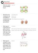 Final Neuro Exam  Questions and Verified Answers 