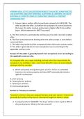 VIRGINIA REAL ESTATE SALESPERSON NEWEST EVALUATED EXAM PRACTICE &NewLine;100 QUESTIONS 2026-2027&vert;ORIGINAL QUESTIONS & ANSWERS &vert;DETAILED &NewLine;RATIONALES &vert;HINTED COMPLETE EXAM PREP GRADED A&plus;&ast;INSTANT &NewLine;DOWNLOAD PDF&ast; 