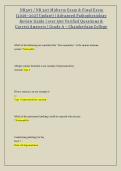 NR507 Advanced Pathophysiology Midterm & Final Exam Prep &vert; 500&plus; Practice Questions&comma; Answers & Rationales &vert; 2026&sol;2027