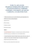 NURS 711 EXAM BUNDLE QUESTIONS WITH VERIFIED ANSWERS