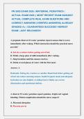 PN 3003 MATERNAL PEDIATRICS  &vert; Most Recent Exams 2026