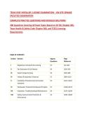 TEXAS OSSF INSTALLER I LICENSE EXAMINATION &ndash; ON-SITE SEWAGE FACILITIES EXAMINATION&NewLine;COMPLETE PRACTICE QUESTIONS AND DETAILED SOLUTIONS&NewLine;200 Questions Covering All Exam Topics Based on 30 TAC Chapter 285&comma; Texas Health & Safety Code Chapter 366&comma; and TCEQ Li