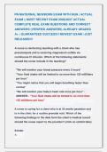 PN MATERNAL NEWBORN EXAM WITH NGN &vert; ACTUAL &NewLine;EXAM &vert;&vert; MOST RECENT EXAM 2026&vert;2027 ACTUAL &NewLine;COMPLETE REAL EXAM QUESTIONS AND CORRECT &NewLine;ANSWERS &lpar;VERIFIED ANSWERS&rpar; ALREADY GRADED &NewLine;A&plus; &vert; GUARANTEED SUCCESS&excl;&excl; NEWEST EXAM &vert; JUST &NewLine;RELEASED&excl;&excl; 