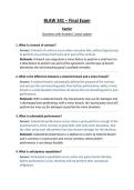BLAW 341 Kaplan &ndash; Final Exam Questions with Answers&vert; Latest Update