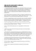 AMB 400 EPIC EXAM SCRIPT COMPLETE&NewLine;QUESTIONS AND ANSWERS