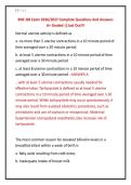 RNC-OB Exam 2026&sol;2027 Complete Questions And Answers &NewLine;A&plus; Graded &vert;&vert;Just Out&excl;&excl;&excl; 