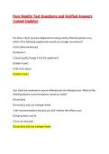Face Reality Test Questions and Verified Answers &lpar;Latest Update 2027&rpar;
