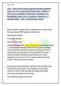 CEN PRACTICE EXAM QUESTION BANK 2026 &vert; 500 ACTUAL EXAM QUESTIONS & VERIFIED DETAILED RATIONALES &vert; GRADED A&plus;