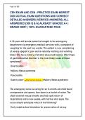 CEN EXAM & PRACTICE EXAM 2026 &vert; 300 ACTUAL EXAM QUESTIONS & VERIFIED DETAILED RATIONALES &vert; GRADED A&plus;