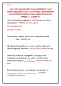 SAFE CRISIS MANAGEMENT EXAM AND PRACTICE EXAM &NewLine;NEWEST 2026&sol;2027 ACTUAL EXAM COMPLETE 230 QUESTIONS &NewLine;AND CORRECT ANSWERS &lpar;VERIFIED ANSWERS&rpar; &vert;ALREADY &NewLine;GRADED A&plus;&vert;&vert;JUST OUT&excl;&excl;&excl; 