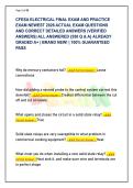 CFESA ELECTRICAL EXAM & PRACTICE EXAM 2026 &vert; 550 ACTUAL EXAM QUESTIONS & VERIFIED DETAILED RATIONALES &vert; GRADED A&plus;
