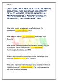 CFESA ELECTRICAL PRACTICE TEST EXAM 2026 &vert; 200 ACTUAL EXAM QUESTIONS & VERIFIED DETAILED RATIONALES &vert; GRADED A&plus;