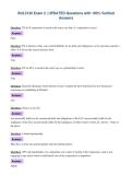 BUL3130 Exam 2 &vert; UPDATED Questions with 100&percnt; Verified&NewLine;Answers