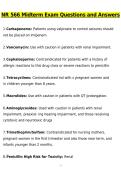 NR 566 Midterm Exam &lpar;2026&rpar; &vert; Chamberlain Advanced Pharmacology Actual Questions and Answers &lpar;PDF&rpar;