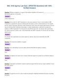BUL 3130 Agency Law Quiz &vert; UPDATED Questions with 100&percnt;&NewLine;Verified Answers