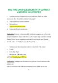NSG 6440 EXAM QUESTIONS WITH CORRECT ANSWERS 100&percnt;VERIFIED