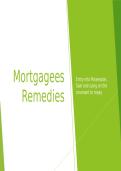 Mortgages &NewLine;