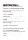 AQA A LEVEL CHEMISTRY FINAL PAPER