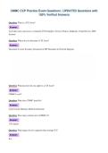 CMMC CCP Practice Exam Questions &vert; UPDATED Questions with&NewLine;100&percnt; Verified Answers