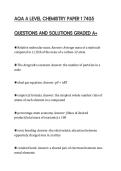 AQA A LEVEL CHEMISTRY PAPER 1 7405