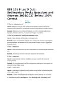 ESS 101 B Lab 5 Quiz