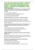 Texas OSSF Site Evaluator 2026&sol;2027 &vert; TCEQ Site Evaluator License Exam Study Guide & Practice Questions &vert; Soil Analysis&comma; Site Evaluation&comma; Septic Systems&comma; Groundwater&comma; Soil Classification & Texas OSSF Regulations