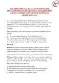WGU D450 COMMUNITY HEALTH AND POPULATION FOCUSED NURSING OA EXAM 2026 &sol; 2027  QUESTIONS AND 100&percnt; VERIFIED ANSWERS WITH RATIONALES GRADED A&plus; LATEST