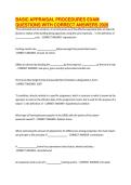 BASIC APPRAISAL PROCEDURES EXAM QUESTIONS WITH CORRECT ANSWERS 2026